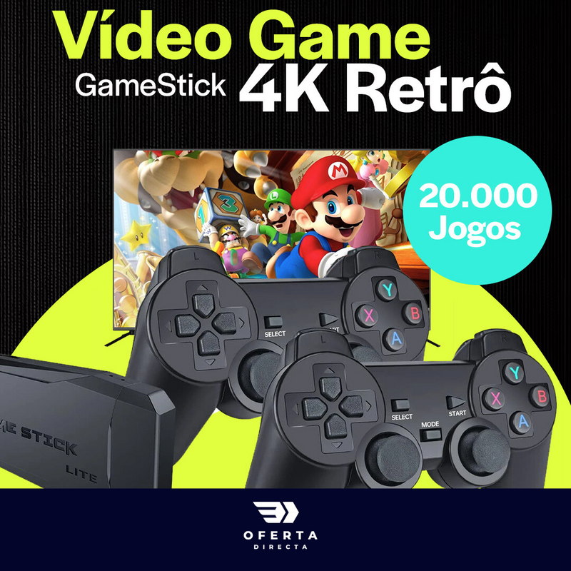 Oferta de Navidad - Vídeo Juego 4k Retrô 20.000 Juegos - GameStick™